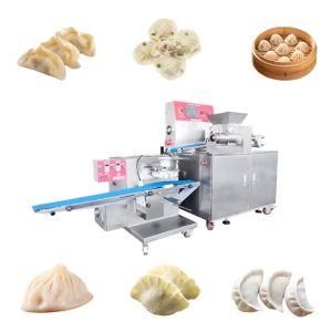 Multifunctional fully automatic dumpling machine production line
